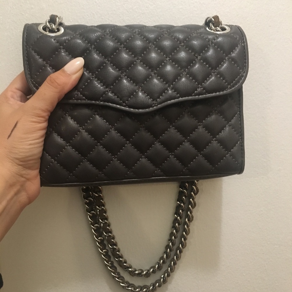 Rebecca Minkoff Mini Quilted Affair - Dark Grey